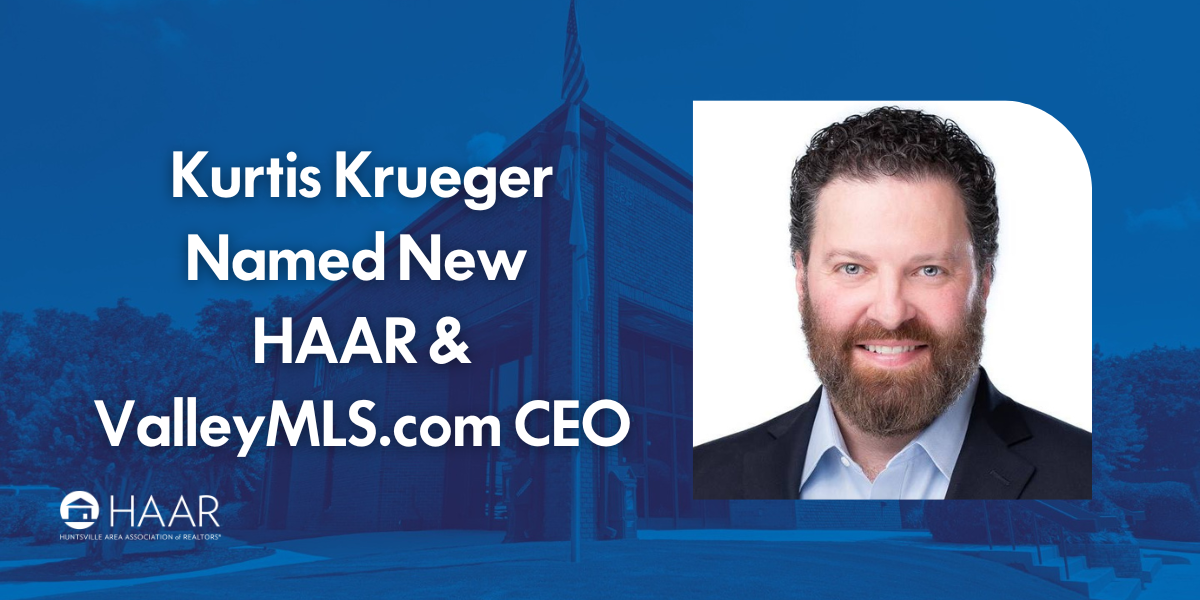 Kurtis Krueger New HAAR / CEO Huntsville Area
